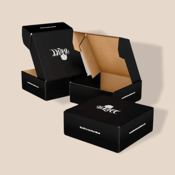 Black Food Packaging Boxes