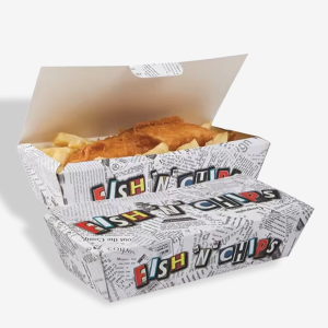 Fish and Chips Packaging Boxes