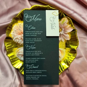 Wedding Menu Printing