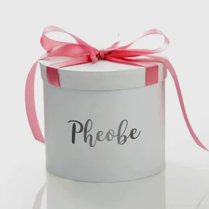 Empty Round Gift Boxes with Lids