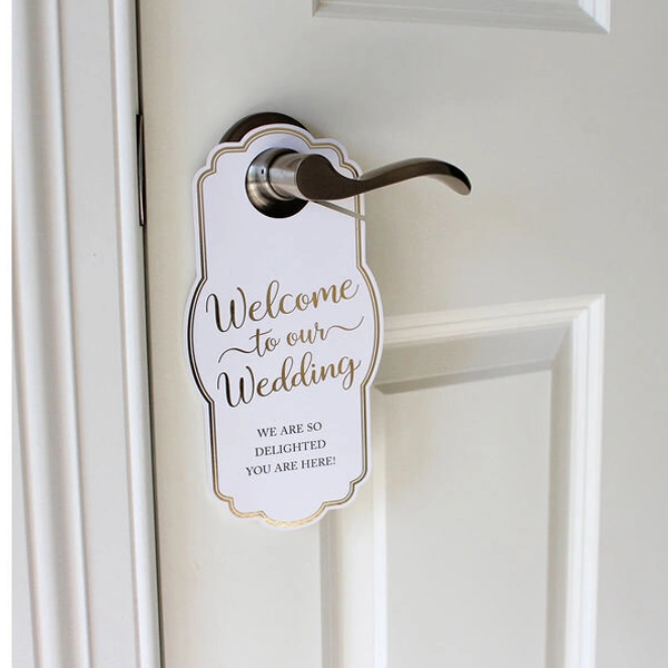Wellcome Door Hanger